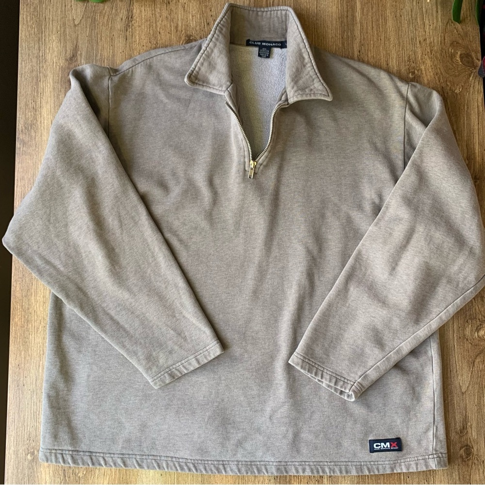 Vintage Club Monaco Sport CMX Quarter-Zip Pullover